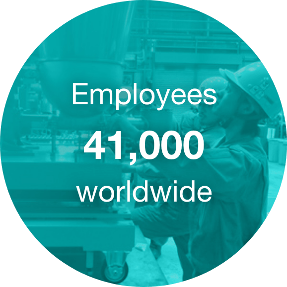 Employees 41,000 worldwide
