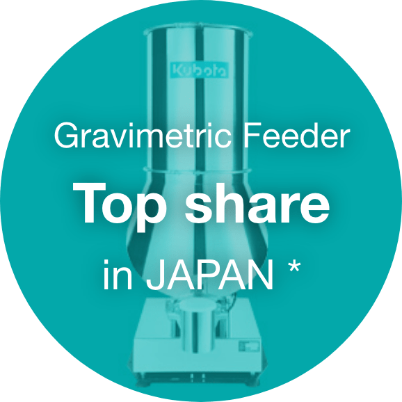 Gravimetric Feeder Top share in JAPAN *